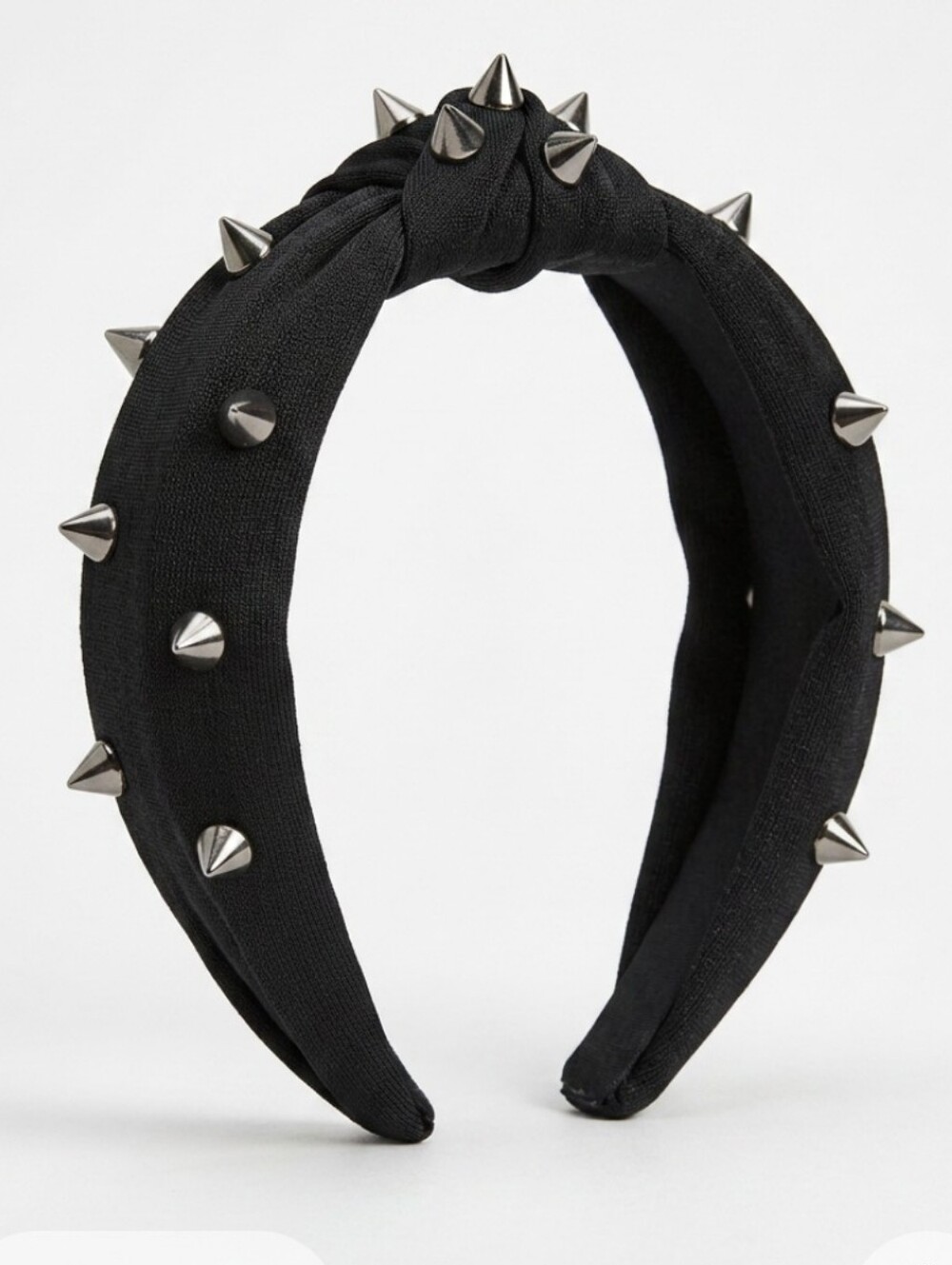 Black Studded Knot Headband - Women Accessories